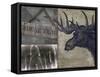 Moose-null-Framed Stretched Canvas