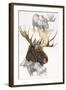 Moose-Barbara Keith-Framed Giclee Print