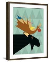 Moose-Marie Sansone-Framed Giclee Print