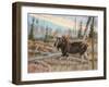 Moose-Ron Jenkins-Framed Art Print