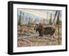 Moose-Ron Jenkins-Framed Art Print