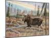 Moose-Ron Jenkins-Mounted Art Print