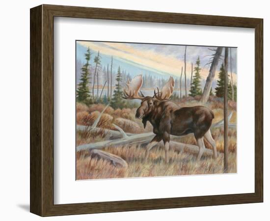 Moose-Ron Jenkins-Framed Art Print