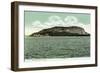 Moosehead Lake, Maine, View of Mount Kineo from the Lake-Lantern Press-Framed Art Print