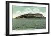 Moosehead Lake, Maine, View of Mount Kineo from the Lake-Lantern Press-Framed Art Print