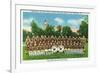 Mooseheart, Illinois, View of the Boy Scout Drum and Bugle Corps-Lantern Press-Framed Premium Giclee Print