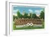 Mooseheart, Illinois, View of the Boy Scout Drum and Bugle Corps-Lantern Press-Framed Art Print