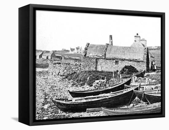 Moostegarth, Bressay, Shetland, Scotland, 1924-1926-JD Rattar-Framed Stretched Canvas