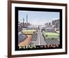 Mopars at the Drags-null-Framed Art Print