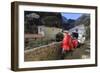 Mopeds Parked on a Narrow Street, Amalfi, Costiera Amalfitana (Amalfi Coast), Campania, Italy-Eleanor Scriven-Framed Photographic Print