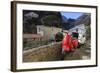 Mopeds Parked on a Narrow Street, Amalfi, Costiera Amalfitana (Amalfi Coast), Campania, Italy-Eleanor Scriven-Framed Photographic Print