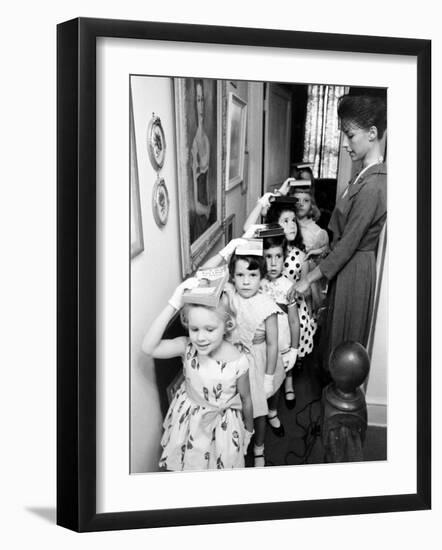 Moppets Charm School-Art Rickerby-Framed Photographic Print