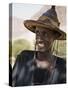 Mopti, A Fulani Man Wearing a Traditional Hat, Mali-Nigel Pavitt-Stretched Canvas