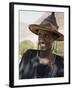 Mopti, A Fulani Man Wearing a Traditional Hat, Mali-Nigel Pavitt-Framed Photographic Print