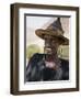 Mopti, A Fulani Man Wearing a Traditional Hat, Mali-Nigel Pavitt-Framed Photographic Print