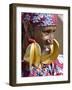 Mopti, A Fulani Woman Wearing Large 14-Carat Gold Earrings, Mali-Nigel Pavitt-Framed Photographic Print