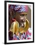 Mopti, A Fulani Woman Wearing Large 14-Carat Gold Earrings, Mali-Nigel Pavitt-Framed Photographic Print