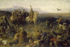 Conquest in the Year 900, Magyars Reaching their Present Day Settlement Area-Mór Than-Framed Giclee Print