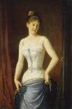 Young Woman Wearing Corset-Mór Than-Framed Premium Giclee Print