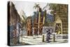 Mora, Cemetery on Island of Nuku Hiva, Marquesas Islands Archipelago-Adam Johann Von Krusenstern-Stretched Canvas