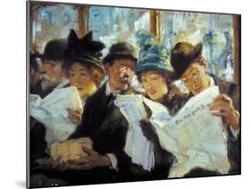 Mora: Morning News, C1912-Francis Luis Mora-Mounted Giclee Print