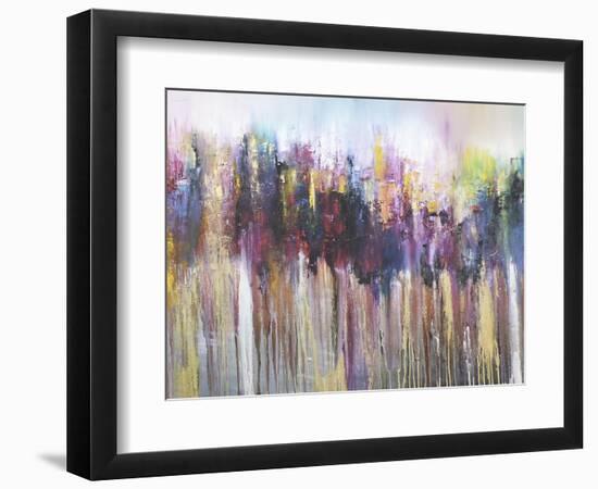 Morados II-Leticia Herrera-Framed Art Print