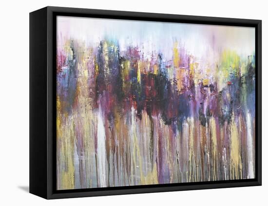 Morados II-Leticia Herrera-Framed Stretched Canvas