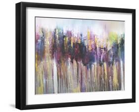 Morados II-Leticia Herrera-Framed Art Print