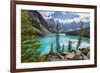 Moraine Lake and the Valley of the Ten Peaks, Banff National Park, UNESCO World Heritage Site, Cana-Frank Fell-Framed Photographic Print