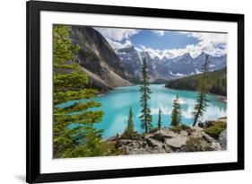 Moraine Lake and the Valley of the Ten Peaks, Banff National Park, UNESCO World Heritage Site, Cana-Frank Fell-Framed Photographic Print