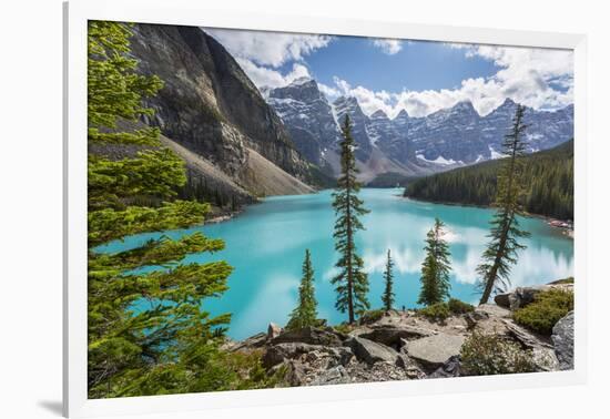 Moraine Lake and the Valley of the Ten Peaks, Banff National Park, UNESCO World Heritage Site, Cana-Frank Fell-Framed Photographic Print