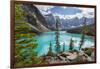 Moraine Lake and the Valley of the Ten Peaks, Banff National Park, UNESCO World Heritage Site, Cana-Frank Fell-Framed Photographic Print