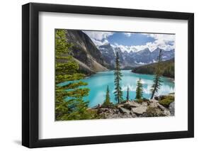 Moraine Lake and the Valley of the Ten Peaks, Banff National Park, UNESCO World Heritage Site, Cana-Frank Fell-Framed Photographic Print