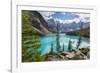 Moraine Lake and the Valley of the Ten Peaks, Banff National Park, UNESCO World Heritage Site, Cana-Frank Fell-Framed Photographic Print