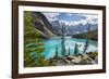 Moraine Lake and the Valley of the Ten Peaks, Banff National Park, UNESCO World Heritage Site, Cana-Frank Fell-Framed Photographic Print