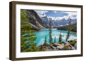 Moraine Lake and the Valley of the Ten Peaks, Banff National Park, UNESCO World Heritage Site, Cana-Frank Fell-Framed Photographic Print