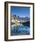 Moraine Lake and Valley of Peaks at Sunrise, Banff National Park, Alberta, Canada-Michele Falzone-Framed Photographic Print