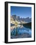 Moraine Lake and Valley of Peaks at Sunrise, Banff National Park, Alberta, Canada-Michele Falzone-Framed Photographic Print