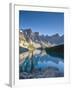 Moraine Lake and Valley of Peaks at Sunrise, Banff National Park, Alberta, Canada-Michele Falzone-Framed Photographic Print