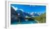 Moraine Lake at Banff National Park in the Canadian Rockies Near Lake Louise, Alberta, Canada-null-Framed Premium Photographic Print