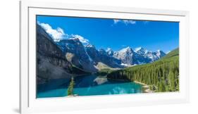 Moraine Lake at Banff National Park in the Canadian Rockies Near Lake Louise, Alberta, Canada-null-Framed Photographic Print