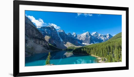 Moraine Lake at Banff National Park in the Canadian Rockies Near Lake Louise, Alberta, Canada-null-Framed Photographic Print