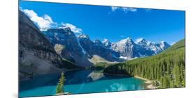 Moraine Lake at Banff National Park in the Canadian Rockies Near Lake Louise, Alberta, Canada-null-Mounted Photographic Print