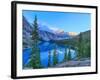 Moraine Lake at Sunrise-Olena Suvorova-Framed Photographic Print