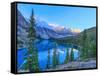 Moraine Lake at Sunrise-Olena Suvorova-Framed Stretched Canvas