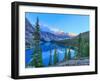 Moraine Lake at Sunrise-Olena Suvorova-Framed Premium Photographic Print