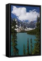 Moraine Lake, Banff National Park, Alberta, Canada-Peter Adams-Framed Stretched Canvas