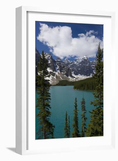 Moraine Lake, Banff National Park, Alberta, Canada-Peter Adams-Framed Photographic Print