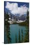 Moraine Lake, Banff National Park, Alberta, Canada-Peter Adams-Stretched Canvas