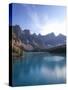 Moraine Lake, Banff National Park, UNESCO World Heritage Site, Alberta, Rocky Mountains, Canada, No-Martin Child-Stretched Canvas